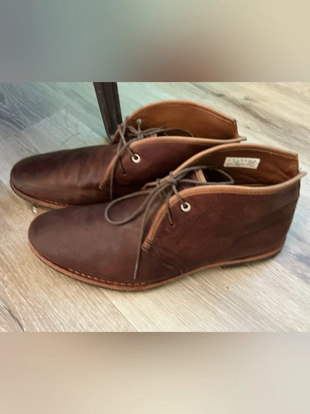 Timberland Boot Company Chukka Brown Leather Boots Men’s Size 11 Heritage Style